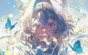 香蕉王子氛围感少女胸像团练11月（画质清晰带课件笔刷）