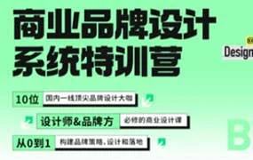 数艺设商业品牌设计系统特训营（高清画质无素材）