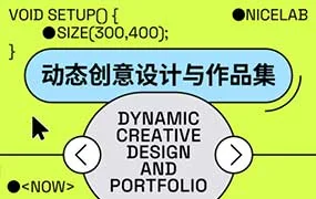 不错实验室动态创意设计与作品集直播课（高清画质带小部分素材）