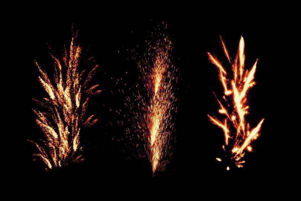 PS笔刷-创意独特火花闪烁发光特效PS笔刷素材