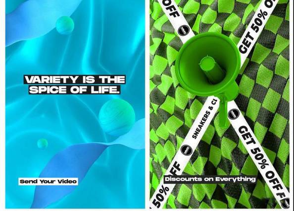 背景素材-潮流抽象摇滚嘻哈图片手势艺术酸性海报背景PSD设计模板