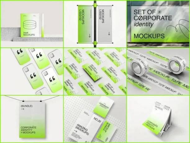 样机模板-高颜值品牌文创产品PSD样机模板合集