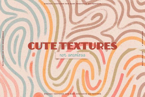 背景素材-可爱抽象线条纹理背景图片素材