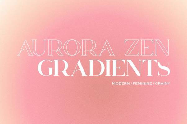 背景素材-粉色系极光渐变颗粒纹理背景图片素材