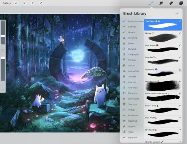 Procreate笔刷-绘画插画画笔Procreate笔刷资源下载