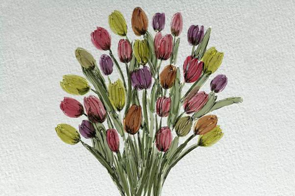 Procreate笔刷-丙烯酸油漆绘画笔刷素材资源