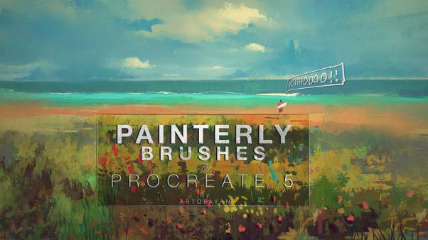 Procreate笔刷-油画铅笔纹理阴影插画笔刷资源素材