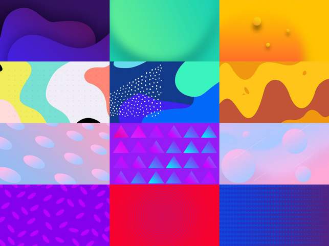 背景素材-100款时尚绚丽的背景底纹纹理模板