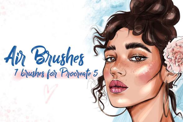 Procreate笔刷-人像肖像插画笔刷素材资源合集