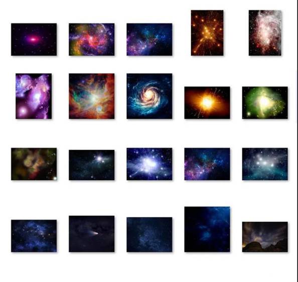 背景素材-星空星光星云太空宇宙自然风景美工高清jpg图片