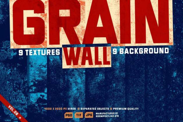 背景素材-斑驳纹理墙壁背景图片素材