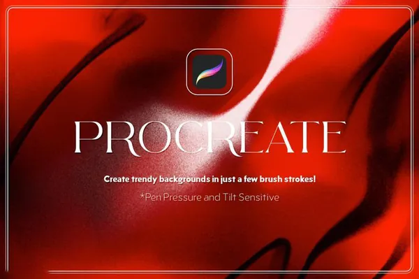 Procreate资源-喷雾颗粒纹理笔刷素材