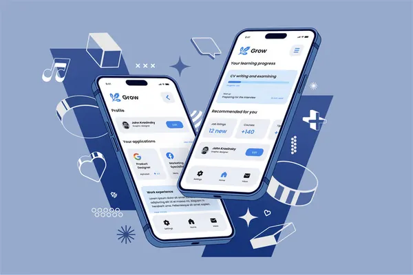 样机模板-iPhone 14 Pro样机PSD模板素材