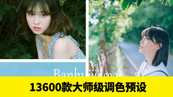 调色资源-13600款大师级调色预设，调色必备预设合集