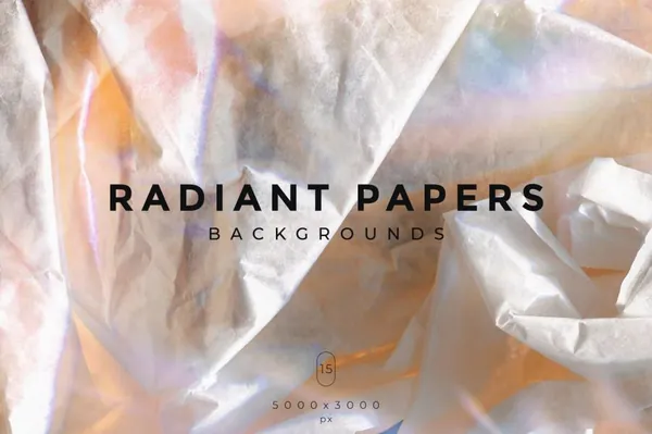 背景素材-光芒彩虹色褶皱纸张背景图片素材