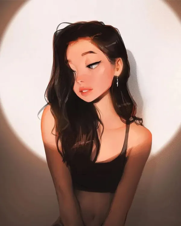 绘画资源-高质量女生可以有多美？是时候换微信头像了