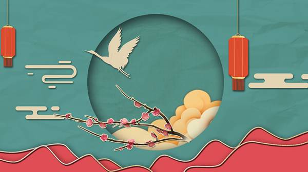 背景素材-108套中国风PSD背景模板