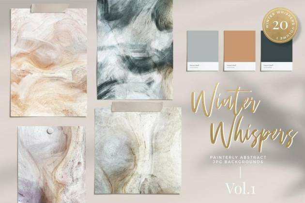 背景素材-抽象艺术绘画图案背景图片素材