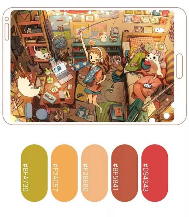 绘画资源-你的配色太丑了？原来这套色卡合集你还没有！