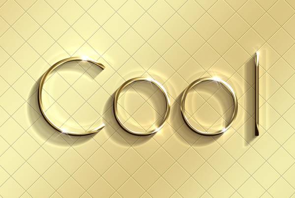 文字效果-高端3D光泽质感PS金属文字效果PSD模板合集