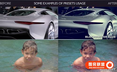 [FCPX插件] 45组高级影视色彩分级调色插件 MLooks2