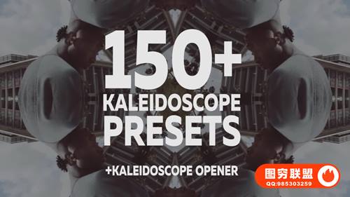 [PR预设]150种对称镜像万花筒视觉效果动画PR预设 Kaleidoscope Presets
