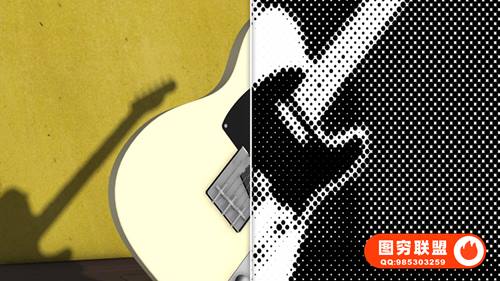 [AE插件]黑白圆点填充半调风格特效m’s Halftone v1.4.8 Win/Mac