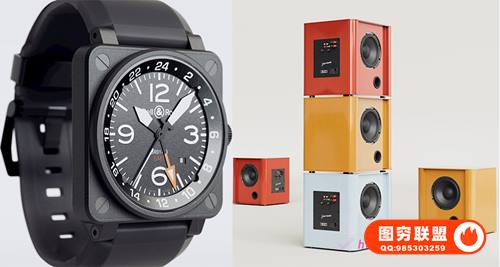 [C4D预设+材质贴图]86组GSG灰猩猩现代科技数码产品材质纹理C4D预设+JPG贴图