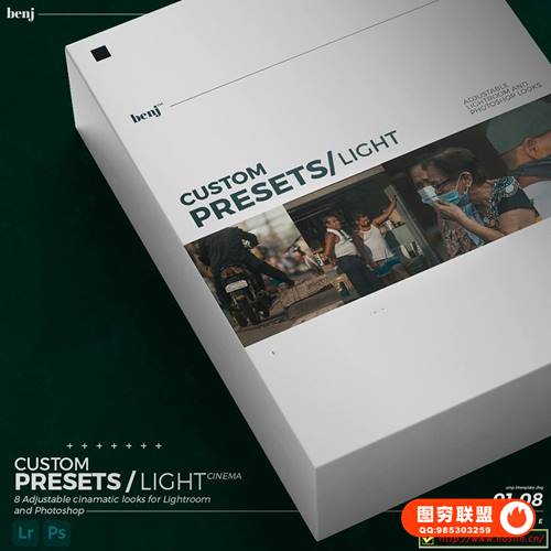 [调色预设]benj™-明亮而有力的城市电影色调《光》LR预设/PS预设 benj™| L
