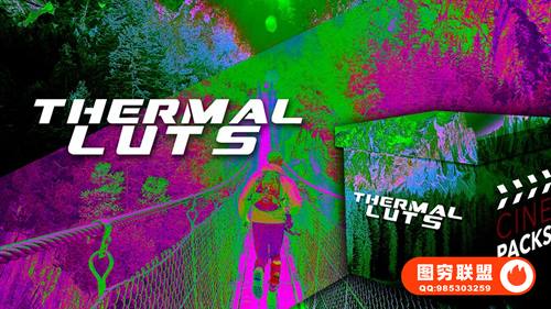 [调色预设]16个红外线热感应特效LUTS调色预设 Thermal LUTs