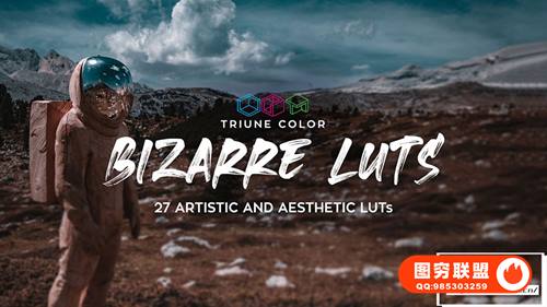 [调色预设]27组艺术美学奇异独特视觉效果电影LUTS调色预设 Triune Digita