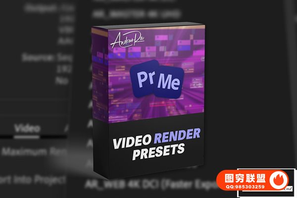 [PR预设]23种视频快速导出渲染输出设置PR预设 Premiere Pro Export Render Settings Presets