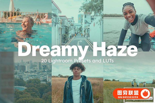[调色预设]20款梦幻复古神秘柔和电影色调AI智能调色Lightroom调色预设LUT预设