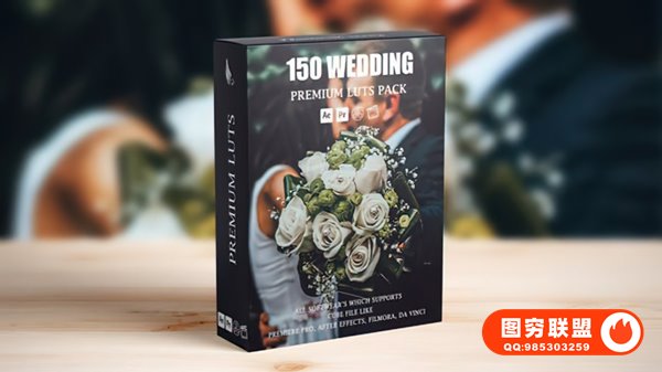 [调色预设]150个专业婚礼电影LUTs视频调色预设 150 Professional C