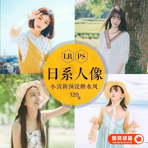 [LR预设]精选120款日系写真小清新糖水PS预设LR/ ACR预设