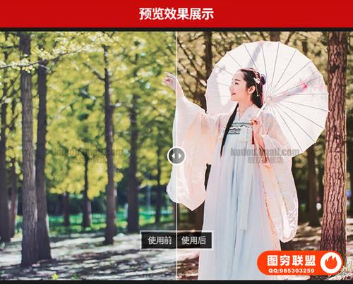 [调色预设]100款古风汉服古装电影视频滤镜PR/PS/FCPX/AE/LR/LUT调色预