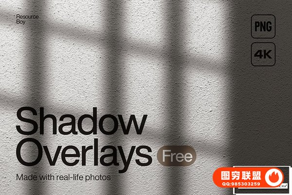 [PNG素材]100款窗户树叶光线阴影百叶窗倒影图案创意叠加合成素材 100 Sha