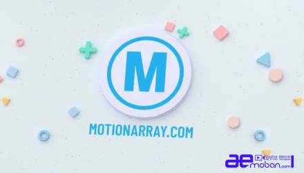 AE模板-彩色Logo演绎展示-colorful-shape-logo-7447