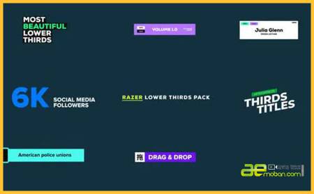 AE模板-字幕包-8201-lower-thirds-razer-ae-project