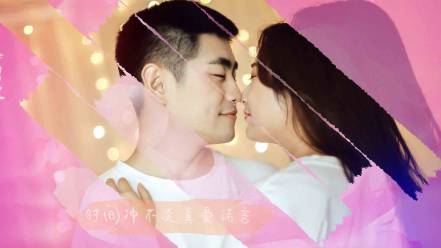 七夕情人节图文相册AE模板