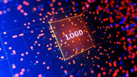 科技方块LOGO演绎视频AE模板