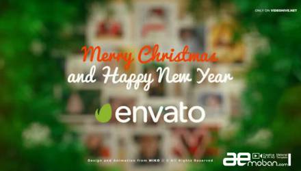 AE模板-圣诞节相册模板-7770-christmas