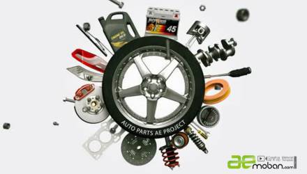 AE模板-汽车配件网站宣传展示模板7772-auto-parts