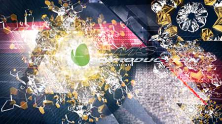 AE模板-灿烂的雪花/冬季徽标开幕/金色和冰片简介/新年庆典/圣诞气氛8219-brilliant-snowflake-winter-logo-opening-gold-and-i