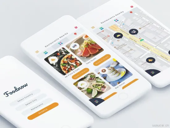 美食app界面设计ui精品源文件下载