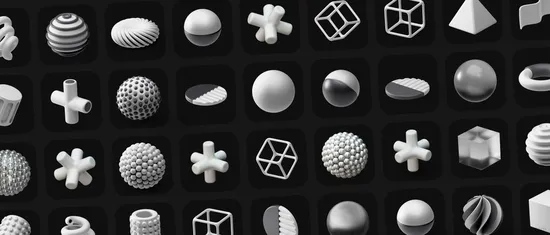 24个精品3d设计元素素材下载
