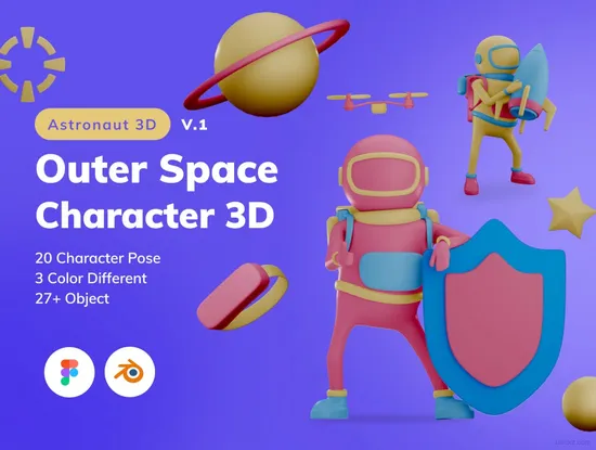 20个3d太空空间站素材下载