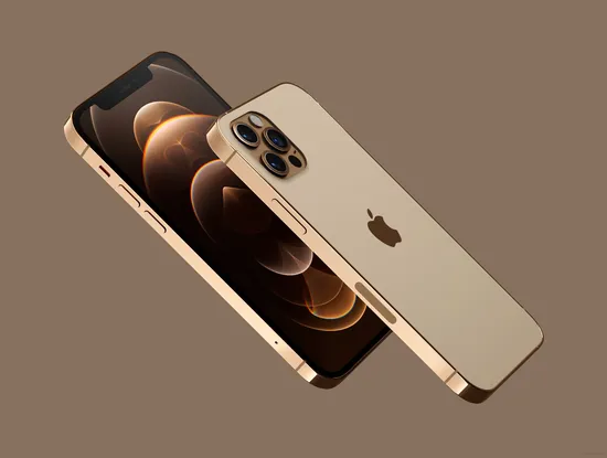 iPhone 12 PRO Gold 3D Model白金版3d模型素材下载
