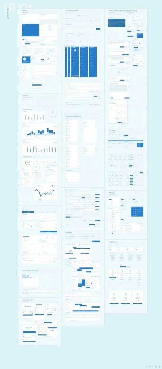Web App快速原型设计线框工具包素材下载