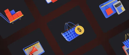 100个电子商务商店最佳3D图标素材